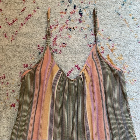 UO Shapeless Gauzy Striped Jumpsuit - Picture 4 of 8